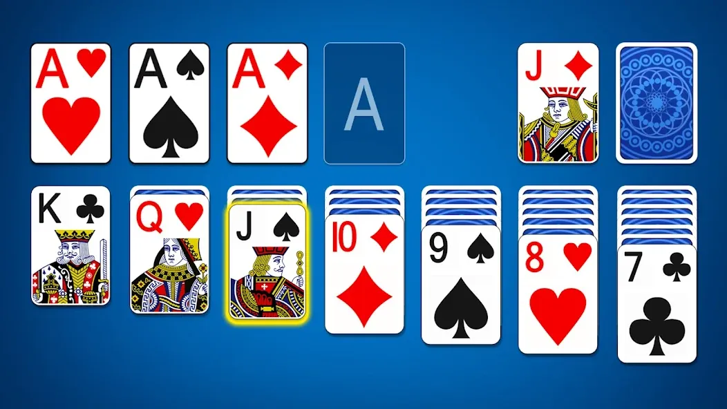 Solitaire Card Game (Солитер карточная игра) [МОД: Много денег, Монет и Все открыто] Screenshot 1