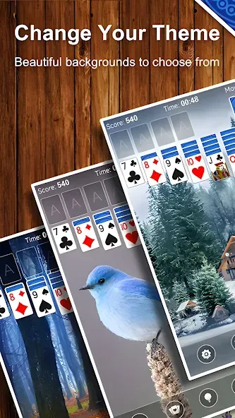 Solitaire Card Game (Солитер карточная игра) [МОД: Много денег, Монет и Все открыто] Screenshot 3