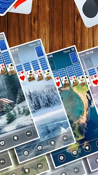 Solitaire Card Game (Солитер карточная игра) [МОД: Много денег, Монет и Все открыто] Screenshot 4