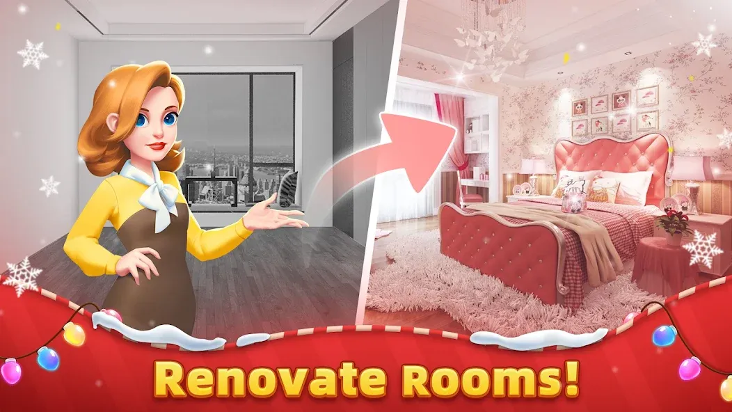 Dream Home - House Design [МОД: Много денег, Монет и Все открыто] Screenshot 1