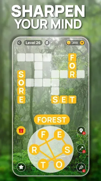 Word Scenery: Crossword (Ворд Трип) [МОД: Все открыто, Дополнительные деньги и Меню MOD] Screenshot 2