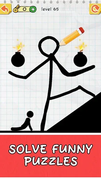 Draw 2 Save: Stickman Puzzle (Дроу 2 Сэйв) [МОД: Деньги, Монеты и Меню MOD] Screenshot 4