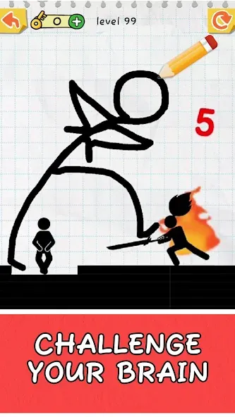 Draw 2 Save: Stickman Puzzle (Дроу 2 Сэйв) [МОД: Деньги, Монеты и Меню MOD] Screenshot 5