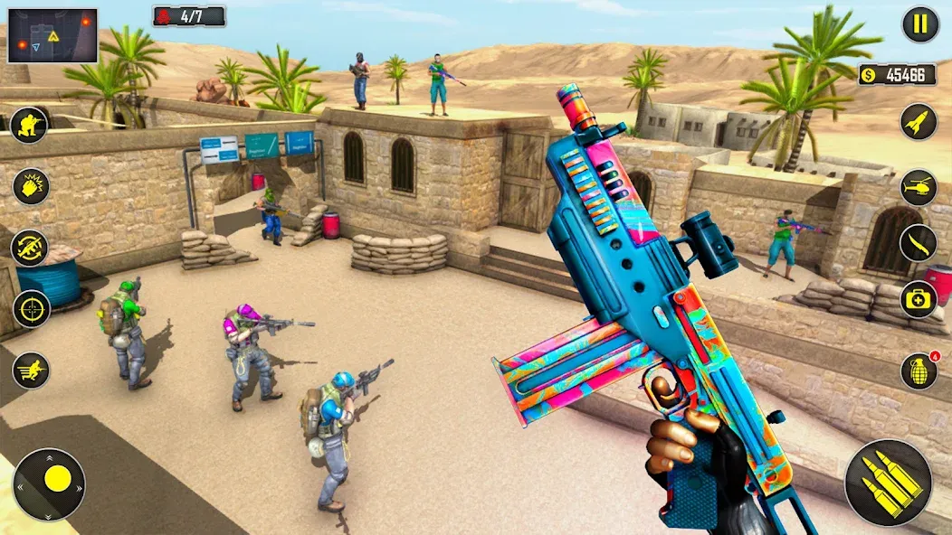 Fps Shooting Strike: Gun Games [МОД: Много монет, Открытые уровни и Мега MOD] Screenshot 3