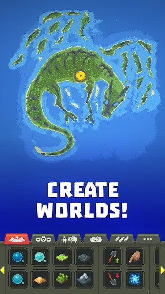 WorldBox - Sandbox God Sim (ВорлдБокс) [МОД: Все открыто, Дополнительные деньги и Меню MOD] Screenshot 1