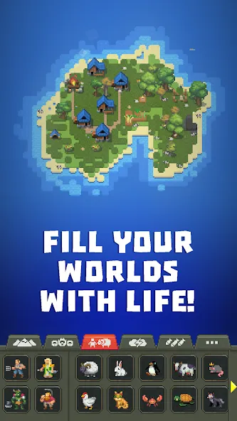 WorldBox - Sandbox God Sim (ВорлдБокс) [МОД: Все открыто, Дополнительные деньги и Меню MOD] Screenshot 2