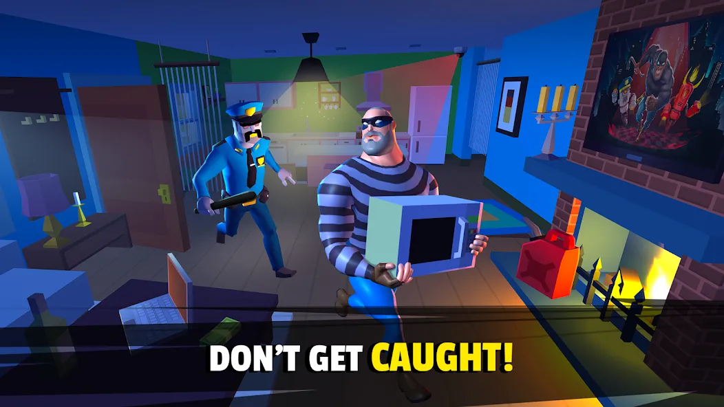 Robbery Madness 2:Stealth game (Робери Маднесс 2) [МОД: Меню, Бесконечные монеты и Открытые уровни] Screenshot 4