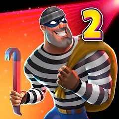 Скачать Robbery Madness 2:Stealth game (Робери Маднесс 2) [МОД: Меню, Бесконечные монеты и Открытые уровни] | Взлом Robbery Madness 2:Stealth game на Андроид