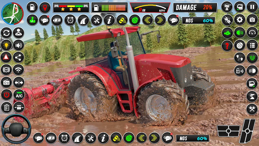 Indian Tractor Games Simulator [МОД: Деньги, Монеты и Меню MOD] Screenshot 1