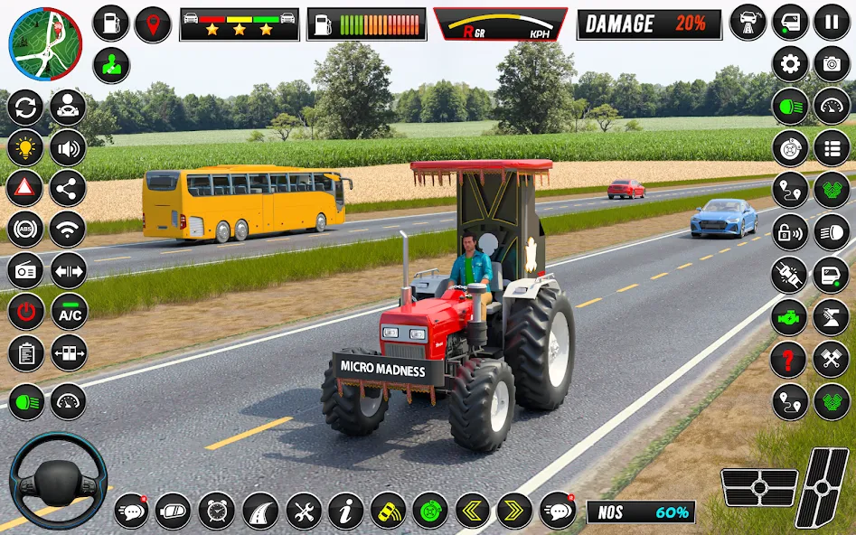 Indian Tractor Games Simulator [МОД: Деньги, Монеты и Меню MOD] Screenshot 5
