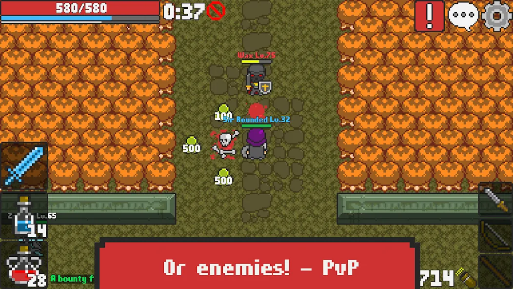 Rucoy Online - MMORPG MMO RPG (Рукой Онлайн) [МОД: Меню, Бесконечные монеты и Открытые уровни] Screenshot 3
