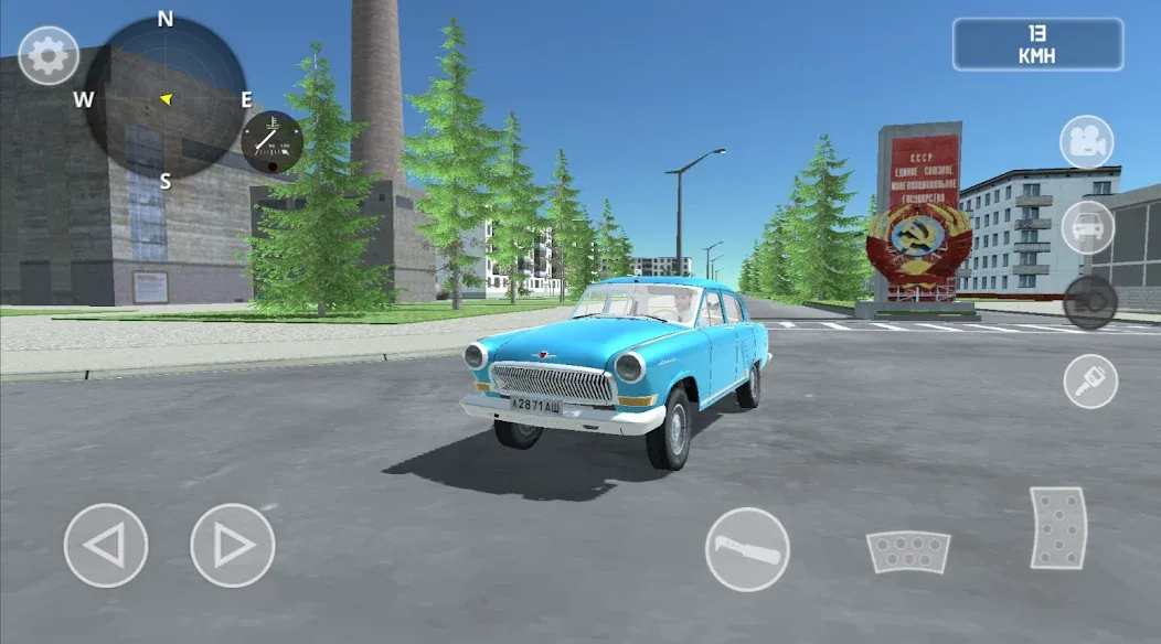 SovietCar: Simulator (оветКар) [МОД: Бесконечные деньги, Монеты и Мега MOD] Screenshot 2