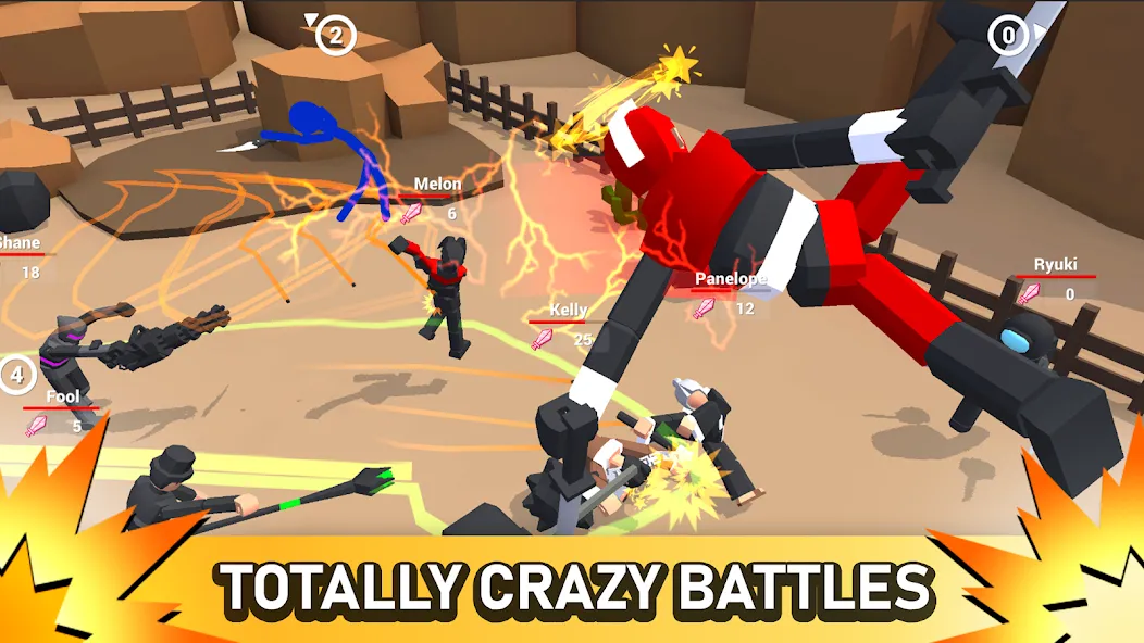 Smashgrounds.io: Ragdoll Arena [МОД: Бесконечные деньги, Монеты и Мега MOD] Screenshot 3
