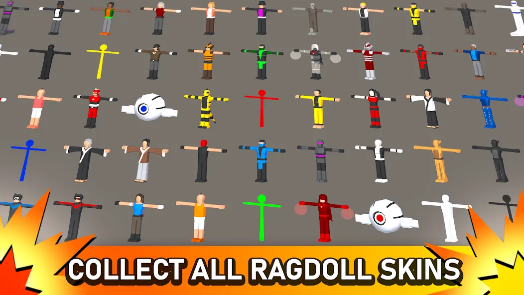Smashgrounds.io: Ragdoll Arena [МОД: Бесконечные деньги, Монеты и Мега MOD] Screenshot 5