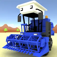 Скачать Blocky Farm Racing & Simulator [МОД: Меню, Бесконечные монеты и Открытые уровни] | Взлом Blocky Farm Racing & Simulator на Андроид