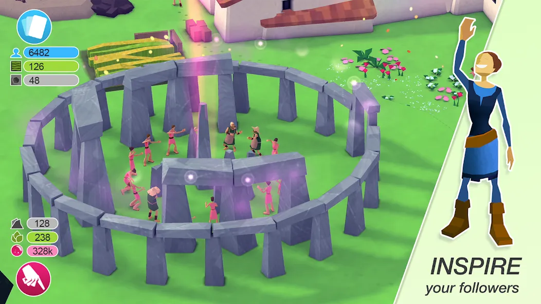 Godus (Годус) [МОД: Все открыто, Дополнительные деньги и Меню MOD] Screenshot 3