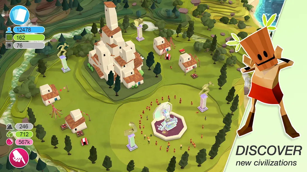 Godus (Годус) [МОД: Все открыто, Дополнительные деньги и Меню MOD] Screenshot 4