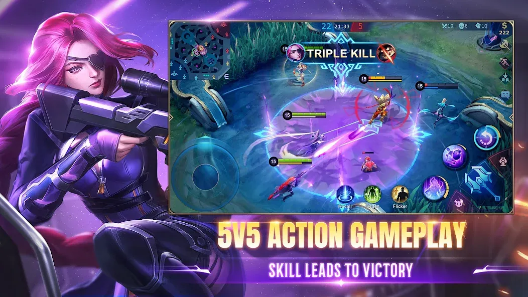 Mobile Legends: Bang Bang (Мобильные Легенды) [МОД: Много денег, Монет и Все открыто] Screenshot 1