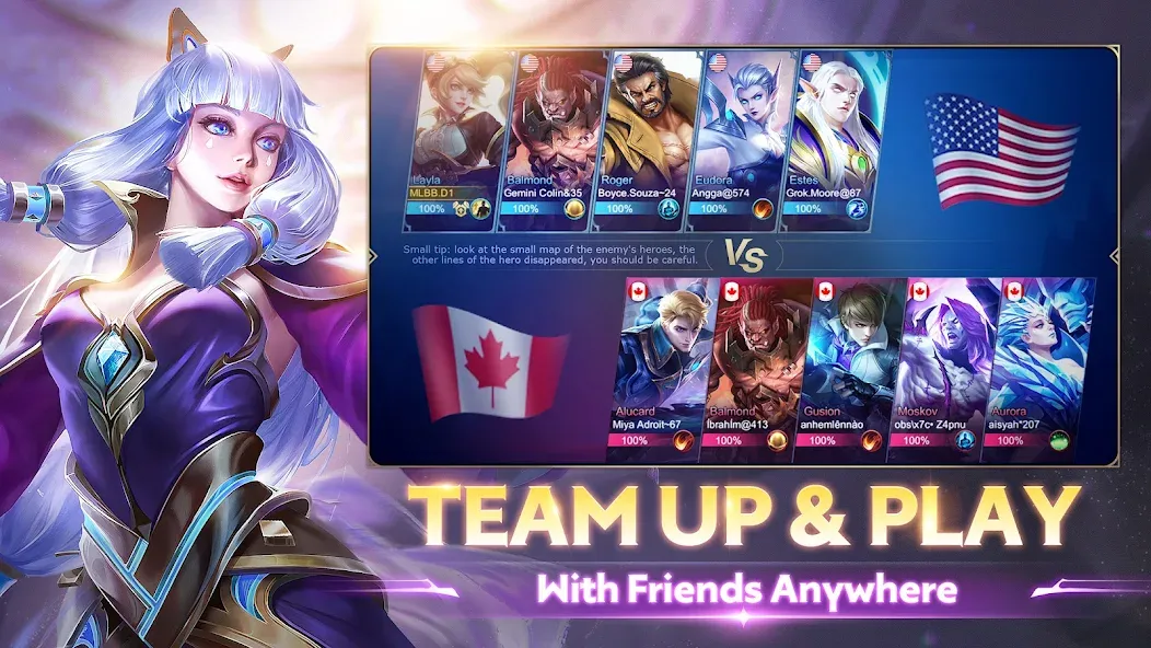 Mobile Legends: Bang Bang (Мобильные Легенды) [МОД: Много денег, Монет и Все открыто] Screenshot 3