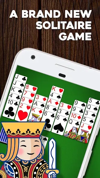Crown Solitaire: Card Game (Краун Солитер) [МОД: Меню, Бесконечные монеты и Открытые уровни] Screenshot 1