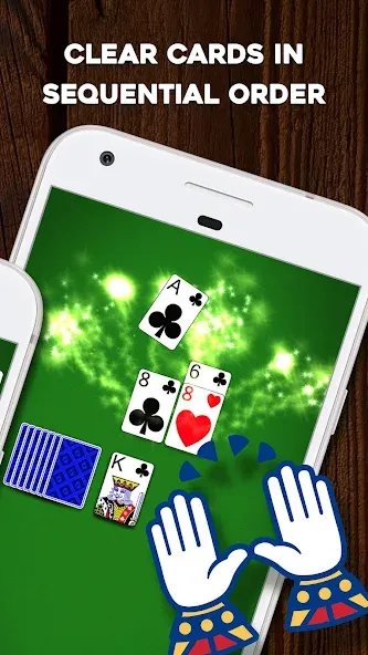 Crown Solitaire: Card Game (Краун Солитер) [МОД: Меню, Бесконечные монеты и Открытые уровни] Screenshot 2
