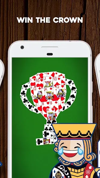Crown Solitaire: Card Game (Краун Солитер) [МОД: Меню, Бесконечные монеты и Открытые уровни] Screenshot 3