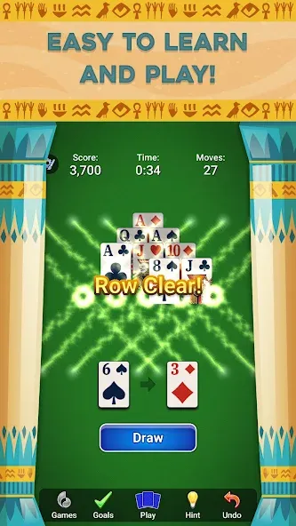 Pyramid Solitaire - Card Games (Пирамида Солитер) [МОД: Много денег, Монет и Все открыто] Screenshot 4