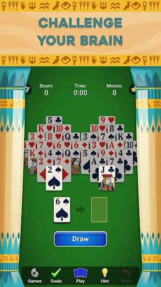 Pyramid Solitaire - Card Games (Пирамида Солитер) [МОД: Много денег, Монет и Все открыто] Screenshot 5