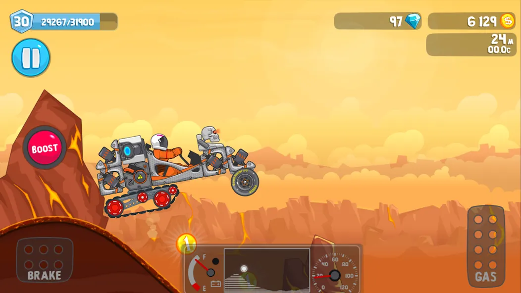 Rovercraft:Race Your Space Car (Роверкрафт) [МОД: Деньги, Монеты и Меню MOD] Screenshot 3