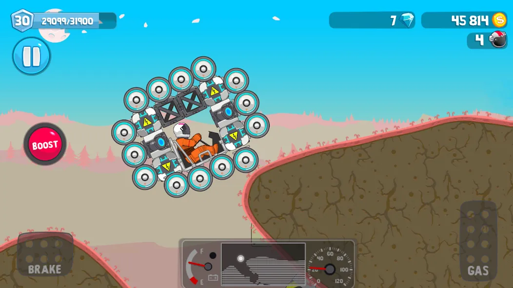Rovercraft:Race Your Space Car (Роверкрафт) [МОД: Деньги, Монеты и Меню MOD] Screenshot 5