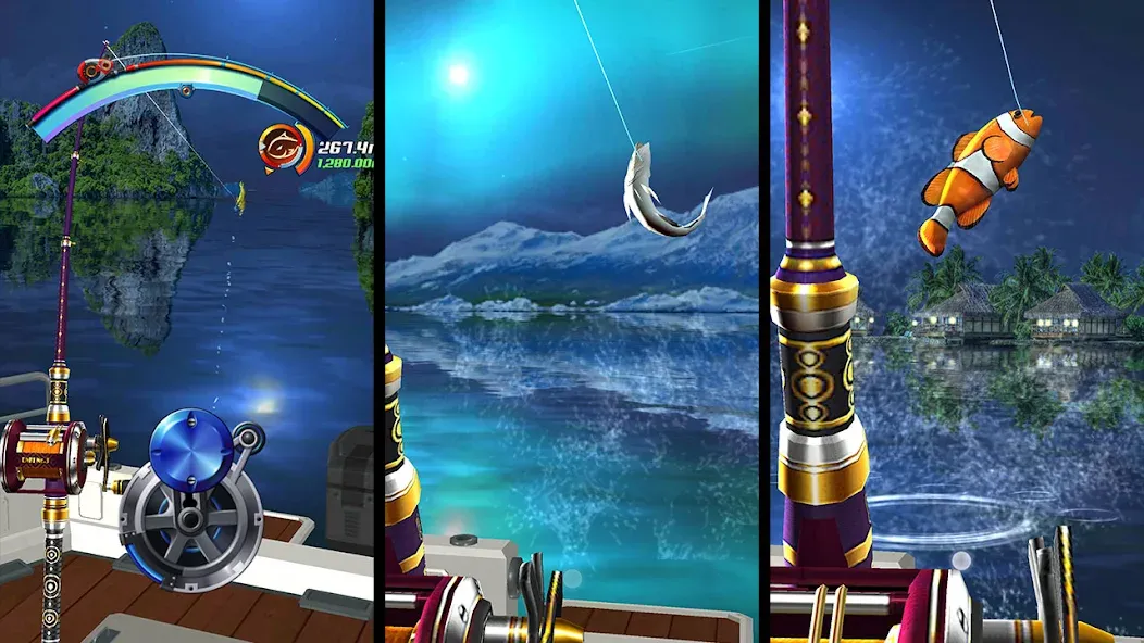 Fishing Hook [МОД: Меню, Бесконечные монеты и Открытые уровни] Screenshot 1
