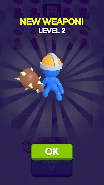 Merge Weapons: Battle Game (Мердж Вепонс) [МОД: Деньги, Монеты и Меню MOD] Screenshot 3