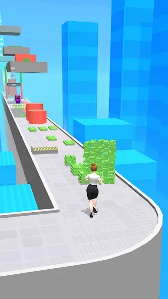 Money Run 3D (Мани Ран 3Д) [МОД: Деньги, Монеты и Меню MOD] Screenshot 3