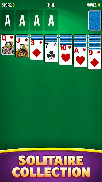 Solitaire Bliss Collection [МОД: Меню, Бесконечные монеты и Открытые уровни] Screenshot 1