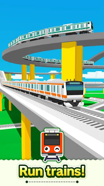 Train Go - Railway Simulator (Трэйн Го) [МОД: Деньги, Монеты и Меню MOD] Screenshot 1