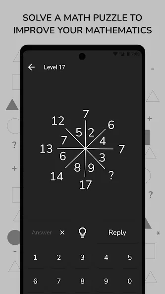 Math Puzzle & Brain Riddles [МОД: Деньги, Монеты и Меню MOD] Screenshot 3