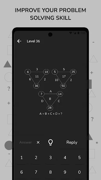 Math Puzzle & Brain Riddles [МОД: Деньги, Монеты и Меню MOD] Screenshot 5