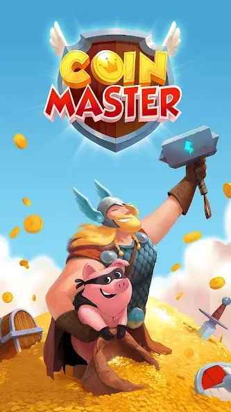 Coin Master (Коин Мастер) [МОД: Меню, Бесконечные монеты и Открытые уровни] Screenshot 1