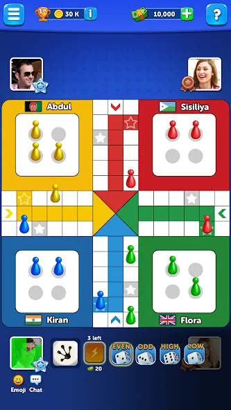 Ludo Club - Fun Dice Game (Лудо Клуб) [МОД: Меню, Бесконечные монеты и Открытые уровни] Screenshot 1