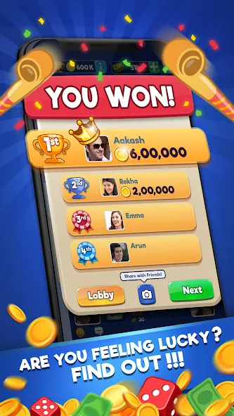 Ludo Club - Fun Dice Game (Лудо Клуб) [МОД: Меню, Бесконечные монеты и Открытые уровни] Screenshot 3