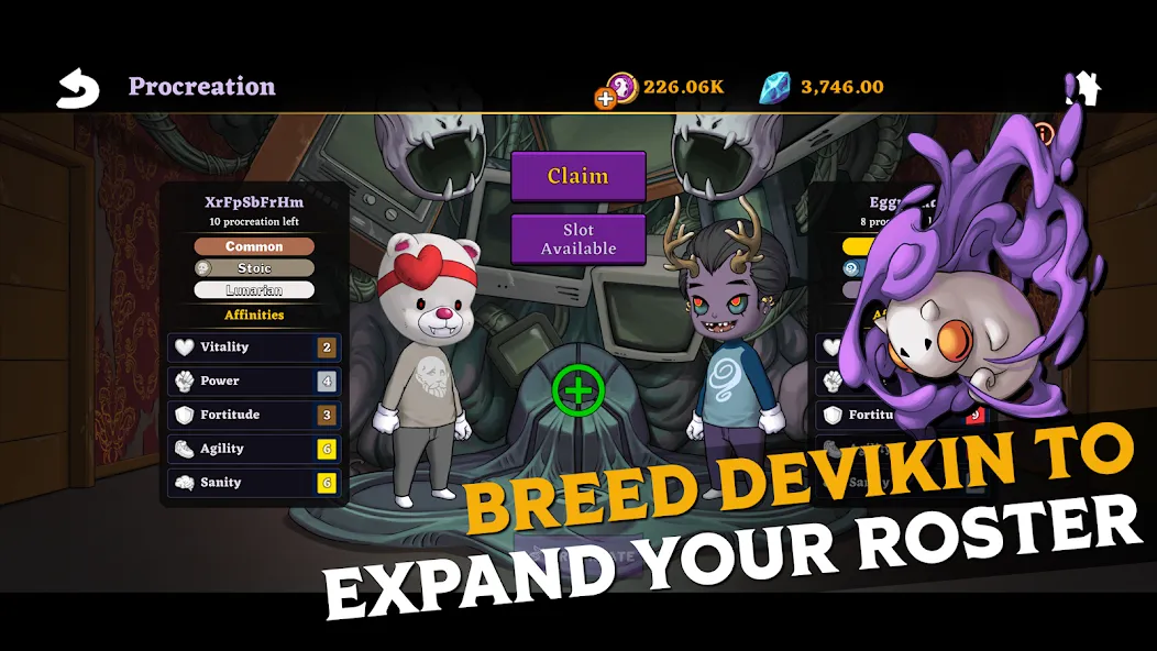 Devikins: Epic NFT/Crypto Game (Девикинс) [МОД: Много денег, Монет и Все открыто] Screenshot 4