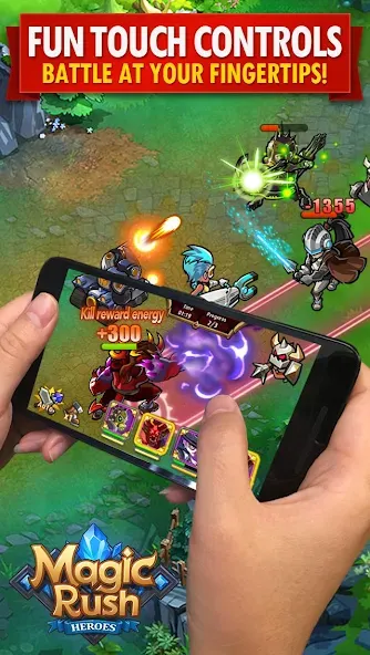 Magic Rush: Heroes (Меджик Раш) [МОД: Бесконечные деньги, Монеты и Мега MOD] Screenshot 1