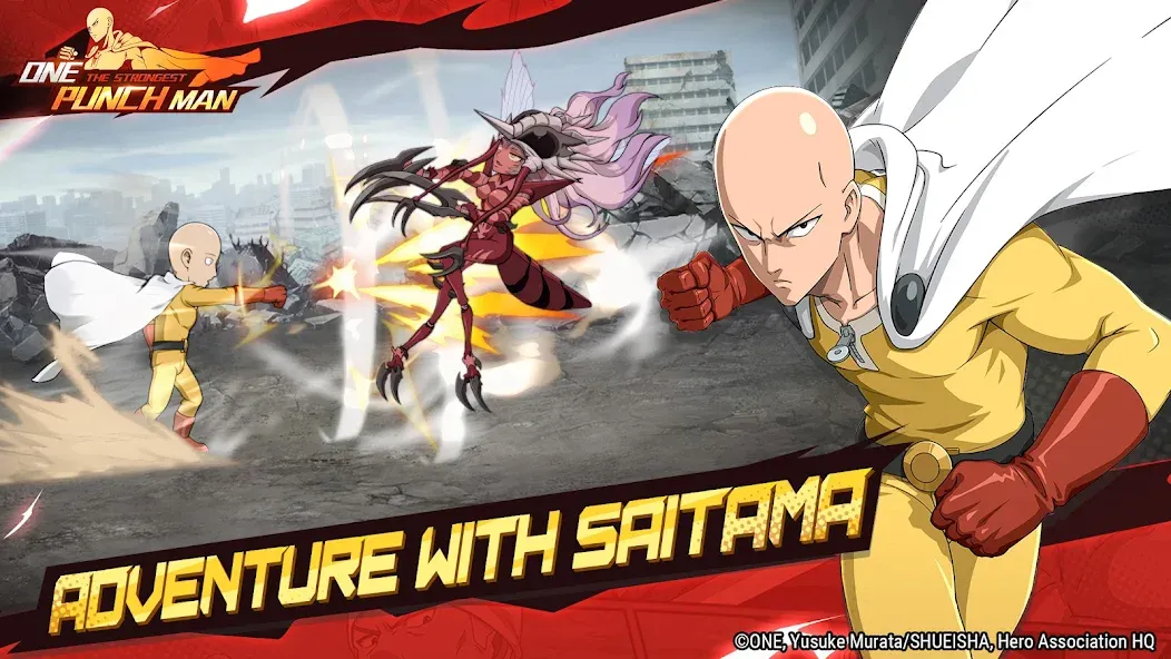 One Punch Man - The Strongest (Уан Панч Мен) [МОД: Много денег, Монет и Все открыто] Screenshot 2