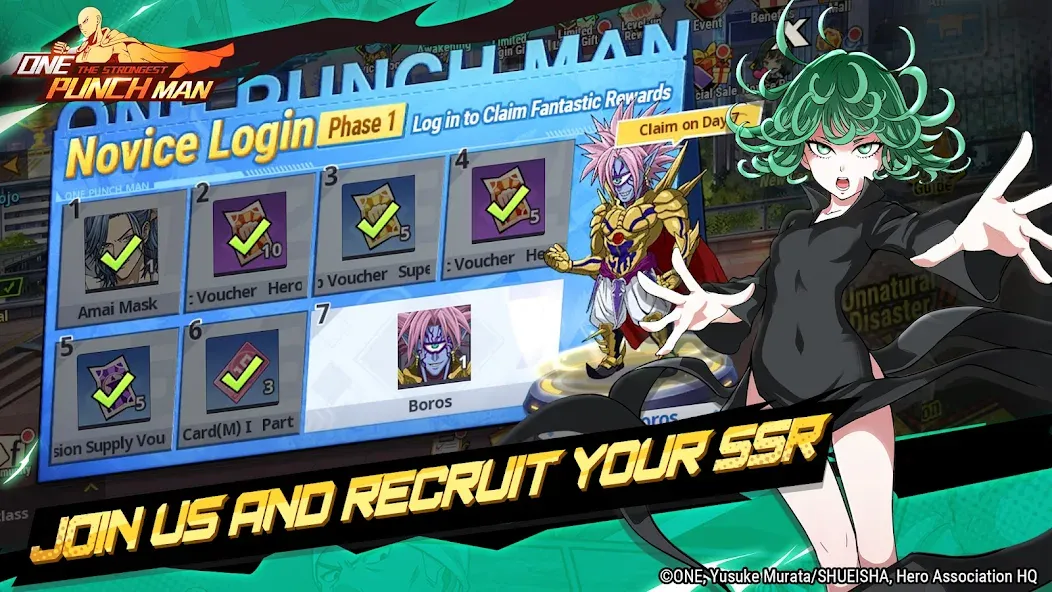 One Punch Man - The Strongest (Уан Панч Мен) [МОД: Много денег, Монет и Все открыто] Screenshot 4