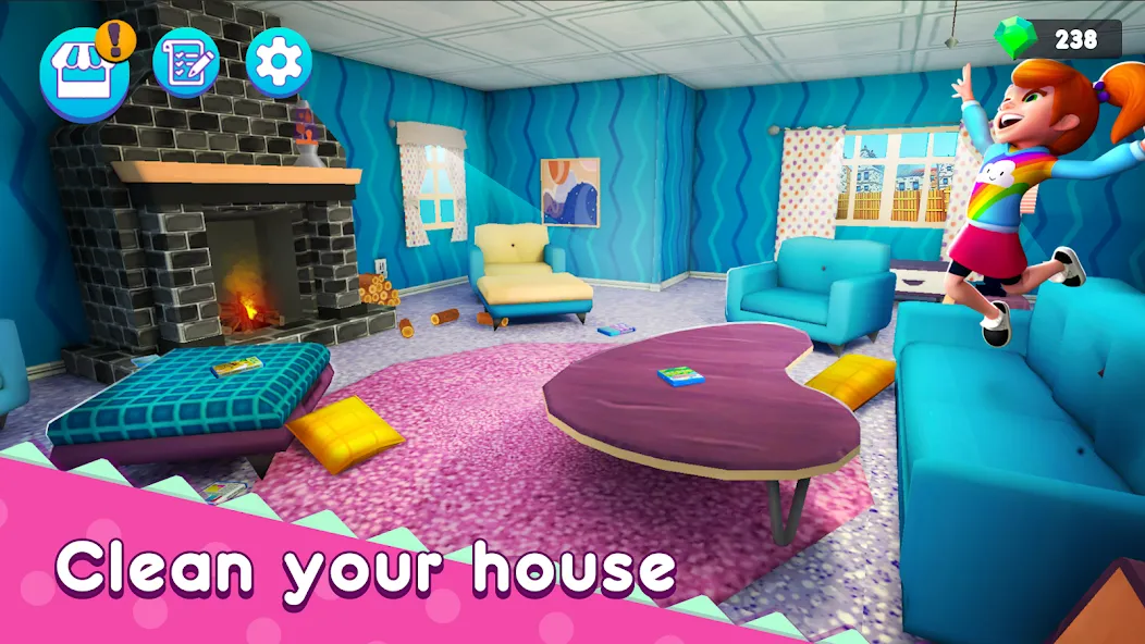 Mother Simulator: Family life [МОД: Бесконечные деньги, Монеты и Мега MOD] Screenshot 5