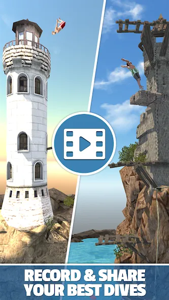 Flip Diving (Флип дайвинг) [МОД: Много монет, Открытые уровни и Мега MOD] Screenshot 5