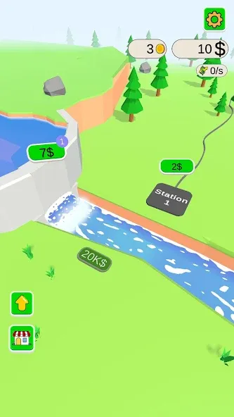Water Power (Уотер Пауэр) [МОД: Меню, Бесконечные монеты и Открытые уровни] Screenshot 1