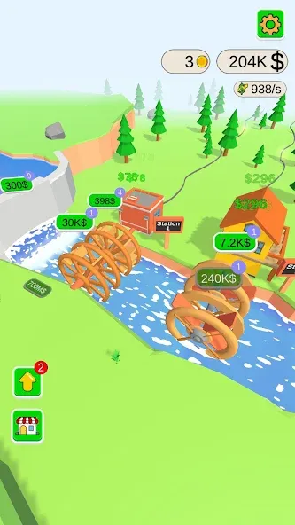 Water Power (Уотер Пауэр) [МОД: Меню, Бесконечные монеты и Открытые уровни] Screenshot 3