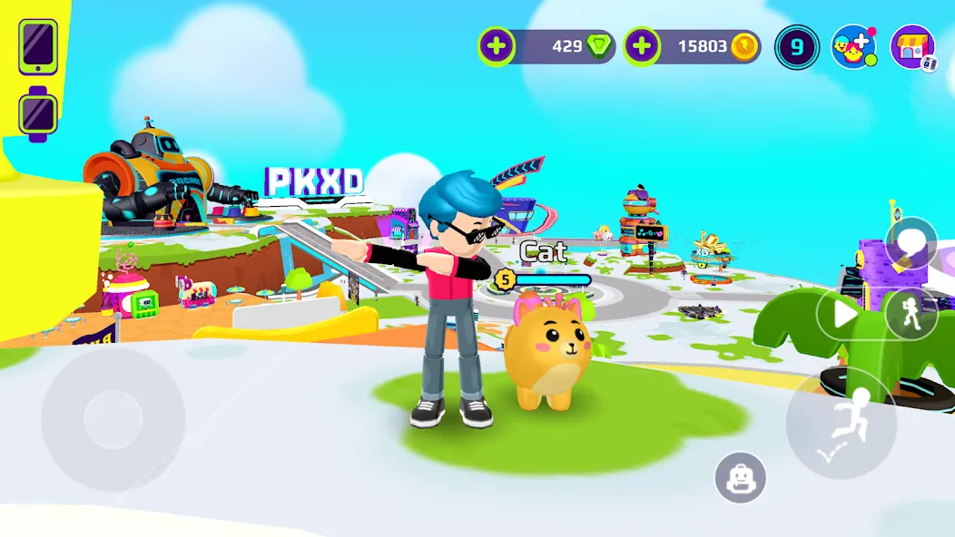 PK XD: Fun, friends & games (ПК Икс Ди) [МОД: Меню, Бесконечные монеты и Открытые уровни] Screenshot 1