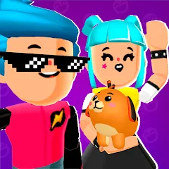 Скачать PK XD: Fun, friends & games (ПК Икс Ди) [МОД: Меню, Бесконечные монеты и Открытые уровни] | Взлом PK XD: Fun, friends & games на Андроид